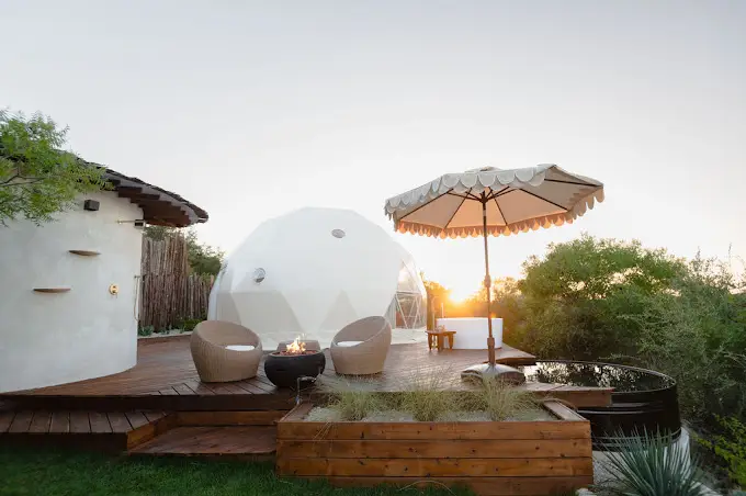 Best Glamping in Texas Hill Country with a Hot Tub